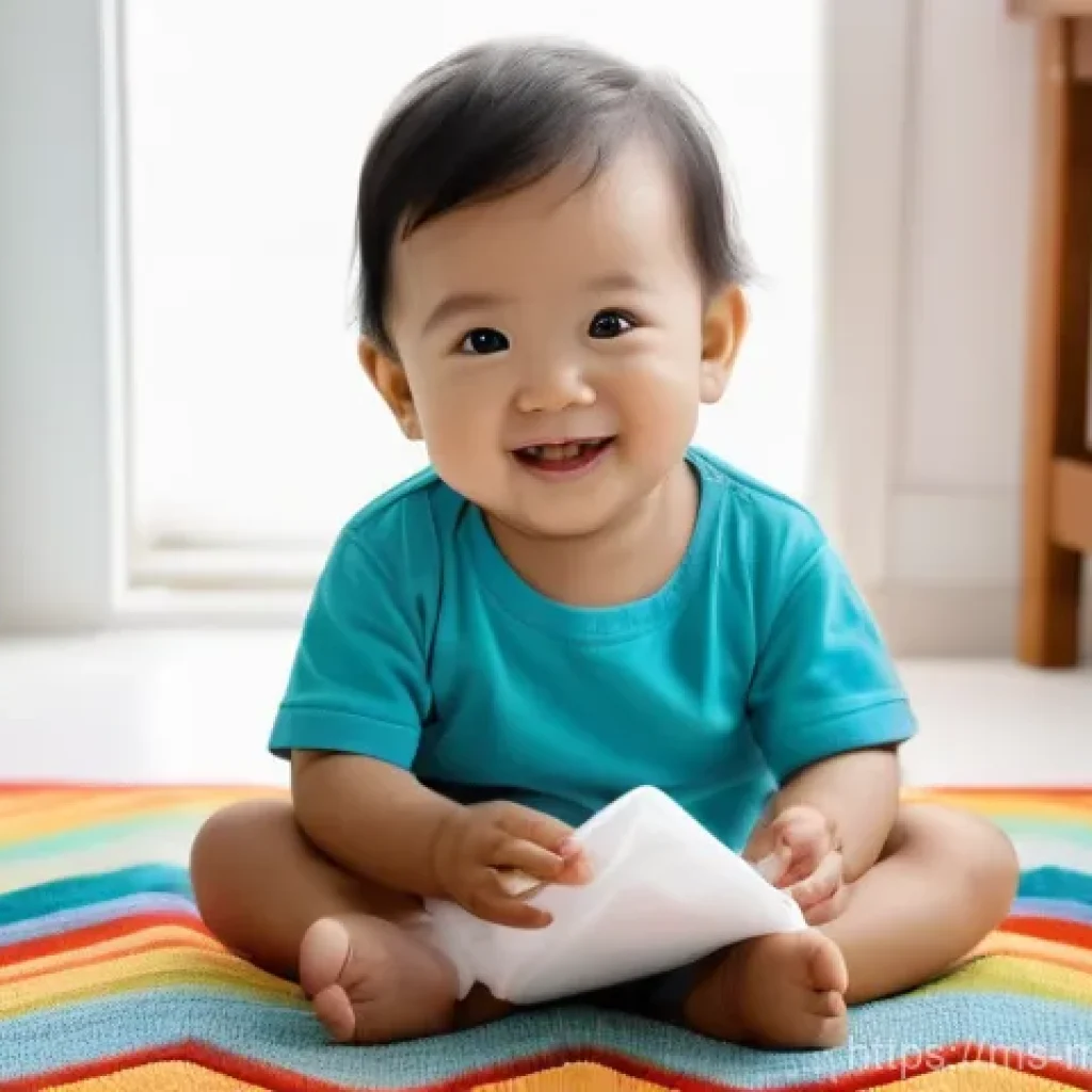 알파세대와 소셜 미디어의 진화 - **Prompt:** A bright, high-resolution image of a cheerful Malaysian toddler, approximately 3-4 years...