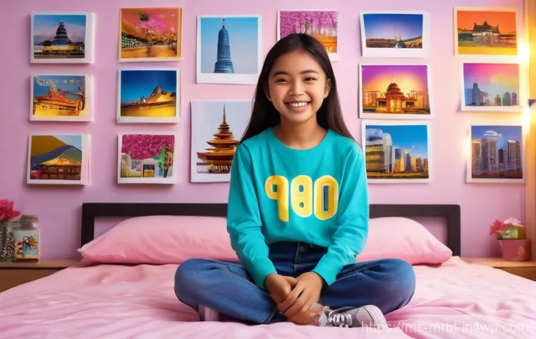 알파세대와 소셜 미디어의 진화 - **Prompt:** A bright, high-resolution image of a cheerful Malaysian toddler, approximately 3-4 years...