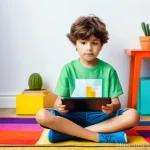 알파세대와 B2C 마케팅의 차별점 - **Digital Explorer and Creator:** A vibrant, high-definition image of a Generation Alpha child, appr...